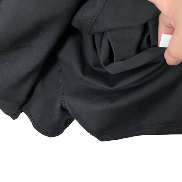 Carbon38 Cloud Compression Mini Dress XXL Black Built-In Shorts V Back - Picture 8 of 10